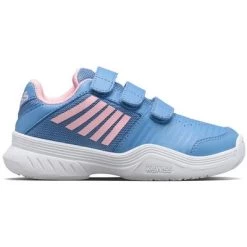 K-Swiss Kids Court Express Omni - Light Blue/Pink