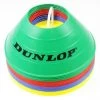 Dunlop Marker Cones - 20 Cone Set - Yellow/Blue/Green/Red