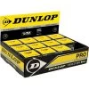 Dunlop Pro (Double Yellow Dot) Squash Balls - 1 Dozen -Ball Game Paradise 700108 dunlop pro double yellow box