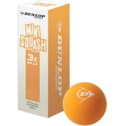 Dunlop Play Mini Squash Balls - Pack Of 3