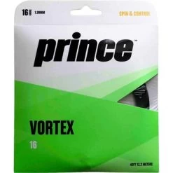 Prince Vortex 16 (1.30mm) Tennis String Set - Black