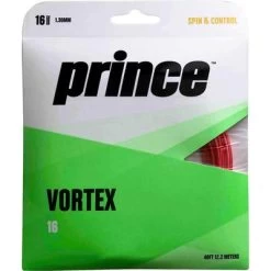 Prince Vortex 16 (1.30mm) Tennis String Set - Red