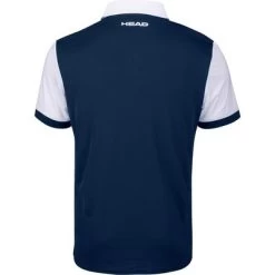 Head Mens Davies Polo Shirt - Dark Blue/White 5 Head Mens Davies Polo Shirt - Dark Blue/White -Ball Game Paradise 811381 DBWH B