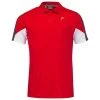 Head Mens Club Tech Polo Shirt - Red 2 Head Mens Club Tech Polo Shirt - Red -Ball Game Paradise 811421 RD A