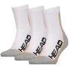 Head Performance Short Crew Socks (3 Pairs) - White/Grey 2 Head Performance Short Crew Socks (3 Pairs) - White/Grey -Ball Game Paradise 811904 WHGR A