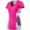 Head Womens Vision Graphic Shirt - Magenta -Ball Game Paradise 814227 MA front