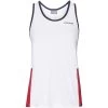 Head Womens Club Tank Top - White/Red -Ball Game Paradise 814429 WHRDaa