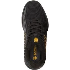 K-Swiss Kids Hypercourt Express 2 HB Tennis Shoes - Moonless Night/Amber Yellow -Ball Game Paradise 86613071 C