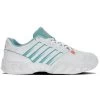K-Swiss Womens Bigshot Light 4 Tennis Shoes - White/Nile Blue 2 K-Swiss Womens Bigshot Light 4 Tennis Shoes - White/Nile Blue -Ball Game Paradise 96989109 A