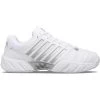 K-Swiss Womens Bigshot Light 4 Omni Tennis Shoes - White/Silver -Ball Game Paradise 97010138 A