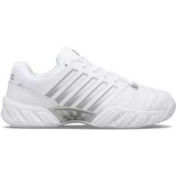 K-Swiss Womens Bigshot Light 4 Omni Tennis Shoes - White/Silver