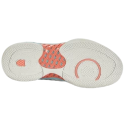 K-Swiss Womens Express Light 3 Tennis Shoes - White/Nile Blue -Ball Game Paradise 98562143 D