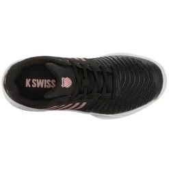 K-Swiss Womens Express Light 3 HB Court Tennis Shoes - Black/Rose Gold -Ball Game Paradise 98563049 C