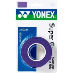 Yonex AC102EX Super Grap Grips (Pack Of 3) - Deep Purple