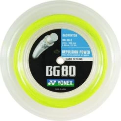 Yonex BG80 200m Badminton String Reel - Yellow