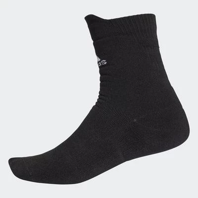 Adidas Alphaskin Maximum Cushioning Crew Socks (1 Pair) - Black 3 Adidas Alphaskin Maximum Cushioning Crew Socks (1 Pair) - Black