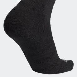 Adidas Alphaskin Maximum Cushioning Crew Socks (1 Pair) - Black 9 Adidas Alphaskin Maximum Cushioning Crew Socks (1 Pair) - Black -Ball Game Paradise CG2654 43 detail