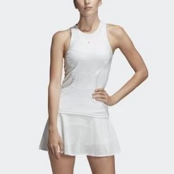 Adidas Womens Stella McCartney Q3 Tank - White