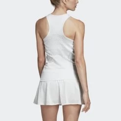 Adidas Womens Stella McCartney Q3 Tank - White -Ball Game Paradise CY1906 C 2