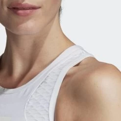 Adidas Womens Stella McCartney Q3 Tank - White -Ball Game Paradise CY1906 E 2