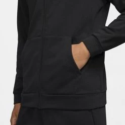 Nike Mens Full Zip Training Hoodie - Black -Ball Game Paradise CZ6376 010 D
