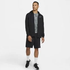 Nike Mens Full Zip Training Hoodie - Black -Ball Game Paradise CZ6376 010 E