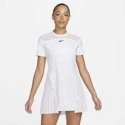 Nike Womens Slam Tennis Dress - White