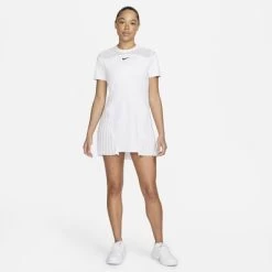 Nike Womens Slam Tennis Dress - White -Ball Game Paradise DA4724 100 F