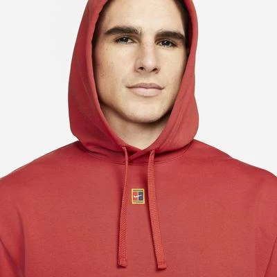 Nike Mens Fleece Hoodie - Cinnabar 5 Nike Mens Fleece Hoodie - Cinnabar - Image 3