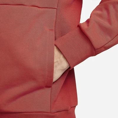 Nike Mens Fleece Hoodie - Cinnabar 6 Nike Mens Fleece Hoodie - Cinnabar - Image 4