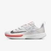 Nike Womens Vapor Lite Tennis Shoes - White/Bright Crimson -Ball Game Paradise DC3431 101 A
