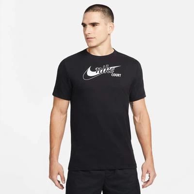 Nike Mens Dri-FIT Swoosh T-Shirt- Black 3 Nike Mens Dri-FIT Swoosh T-Shirt- Black