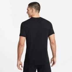 Nike Mens Dri-FIT Swoosh T-Shirt- Black 7 Nike Mens Dri-FIT Swoosh T-Shirt- Black -Ball Game Paradise DD8376 010 B