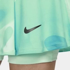 Nike Womens Printed Tennis Skirt - Mint Foam -Ball Game Paradise DD8829 379 D