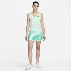 Nike Womens Printed Tennis Skirt - Mint Foam -Ball Game Paradise DD8829 379 E