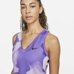 Nike Womens Printed Tennis Tank - Purple -Ball Game Paradise DD8847 530 C
