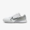 Nike Womens Court Air Zoom Vapor Tennis Shoes - White/Black -Ball Game Paradise DR6192 101 A