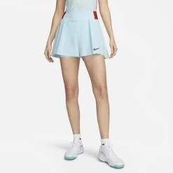 Nike Womens Dri-FIT Slam Shorts - Glacier Blue/Team Orange