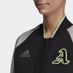 Adidas Womens New York Varsity Jacket - Black -Ball Game Paradise DX4320 G