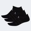 Adidas Cushioned Low Cut Socks (3 Pairs) - Black -Ball Game Paradise DZ9385 A