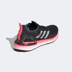Adidas Womens Ultra Boost PB Running Shoes - Core Black/Signal Pink -Ball Game Paradise EH1216 E