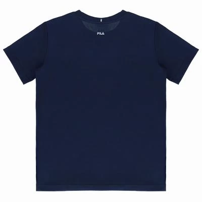 Fila Kids Logo T-Shirt - Peacoat 4 Fila Kids Logo T-Shirt - Peacoat - Image 2
