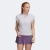 Adidas Womens Heat Ready Tee - Purple Tint -Ball Game Paradise FK0758 A 2