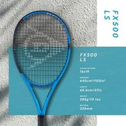 Dunlop FX 500 LS Tennis Racket (2023) [Frame Only] -Ball Game Paradise FX Social Specs 1080x1080 04