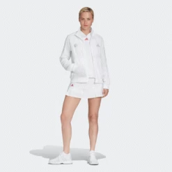 Adidas Womens Uniforia Jacket - White -Ball Game Paradise GD5704 E