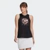 Adidas Womens Tennis Graphic US Open Tank Top - Black -Ball Game Paradise GD9110 A