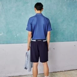 Lacoste Mens Bands Tennis Shorts - Navy -Ball Game Paradise GH0880 78X E