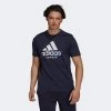 Adidas Mens Tennis Graphic Logo T-Shirt - Legend Ink -Ball Game Paradise GU8865 A