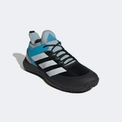 Adidas Mens Adizero Ubersonic 4 Clay Tennis Shoes - Magic Grey/Core Black -Ball Game Paradise GW2516 D
