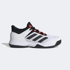 Adidas Kids Ubersonic 4 Tennis Shoes - Cloud White/Core Black/Solar Red